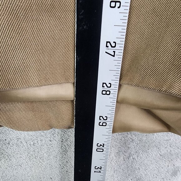 Mens Tan Cypress Grove 100% Silk Gaberdine Blazer Jacket 3 Button Long Sleeve M - Picture 11 of 12